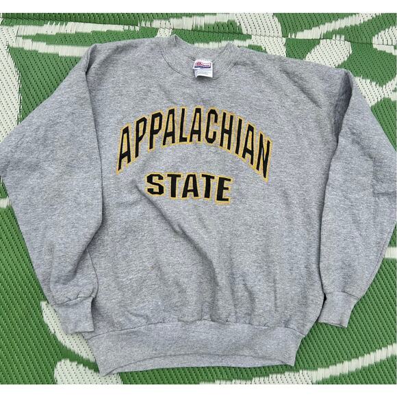 Hanes Other - Vintage Appalachian State Crewneck Sweatshirt Hanes ComfortBlend Gray